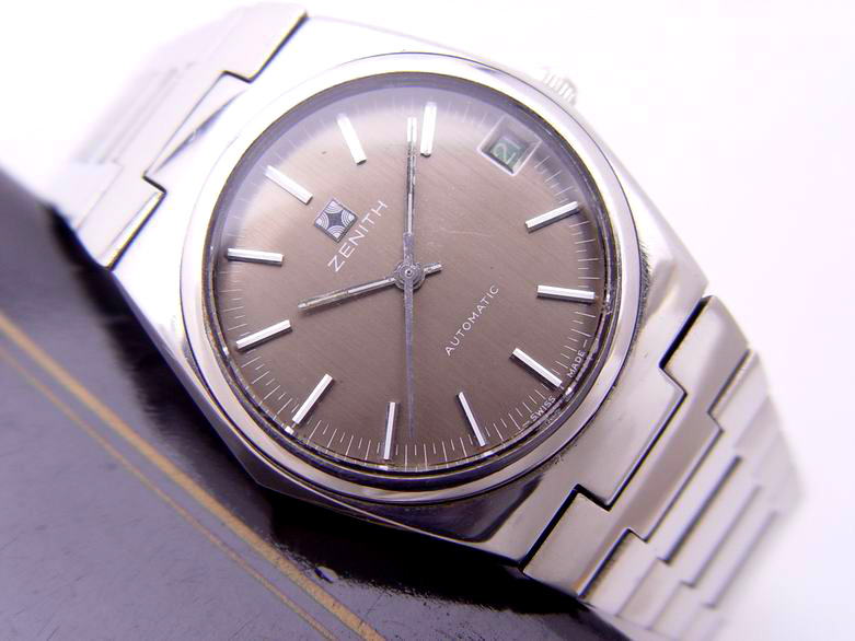 Authentic ZENITH special Classic Grey Automatic 2572 pcAuthentic