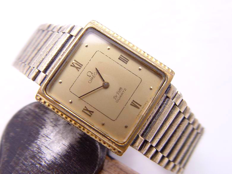 (070312-12) Omega De Ville 1365 Antique Rectangle Watch