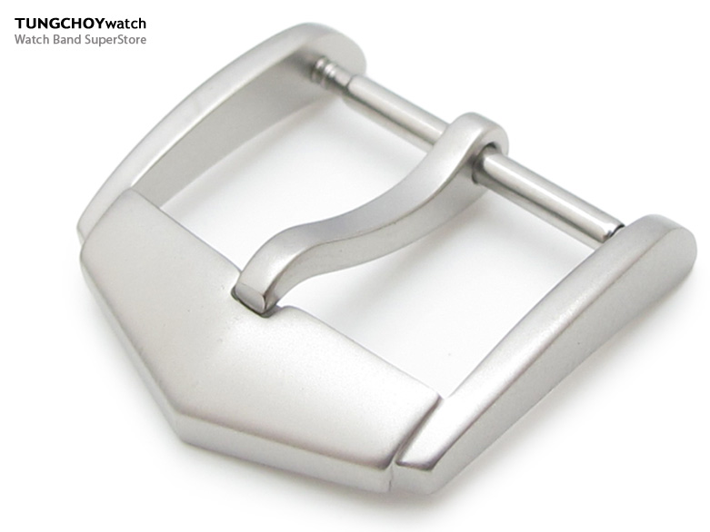 TAG Style, 18mm Top Quality Stainless Steel 316L Spring Bar type Buckle, Sandblast finish