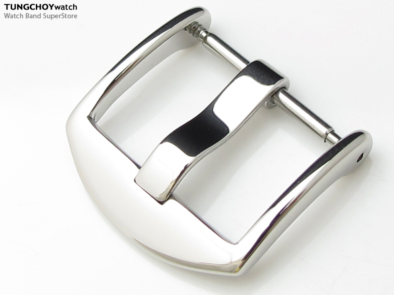 20mm Top Quality Stainless Steel 316L Spring Bar type Buckle, Polished finish