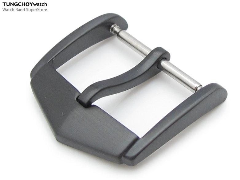 TAG Style, 20mm Top Quality Stainless Steel 316L Spring Bar type Buckle, PVD Black finish