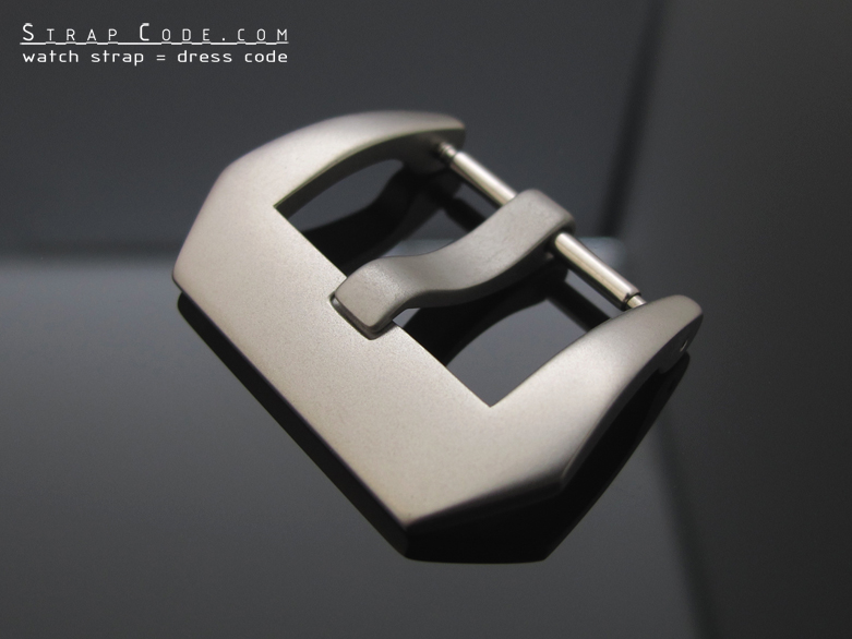 20mm High Quality 316L Stainless Steel Spring Bar type Tongue Buckle, Sandblasted finish