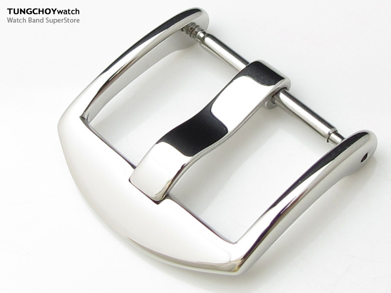 22mm Top Quality Stainless Steel 316L Spring Bar type Buckle, Polished finish
