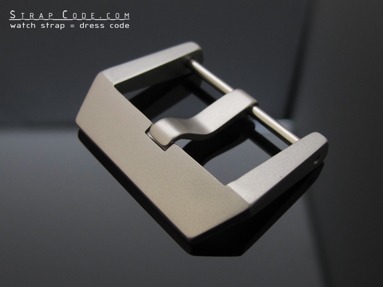 24mm High Quality 316L Stainless Steel Screw type 4mm Tongue Buckle, Sandblasted finish