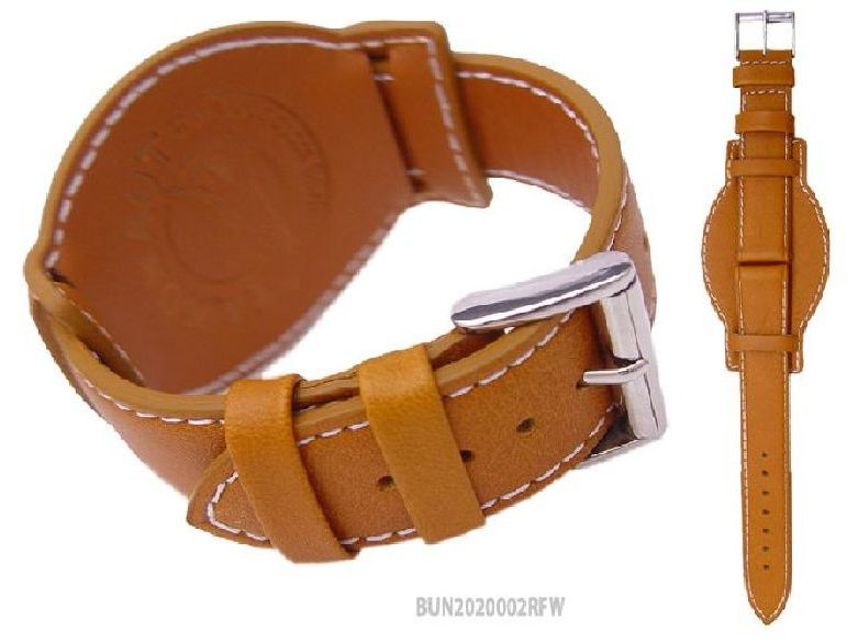 Bunds Style Type 20mm Genuine Calf Tan for ROLEX Sport Watch*