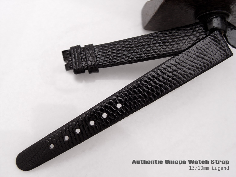 13mm Authentic Omega Antique Lady Lizard Watch Band Watch Strap (171)