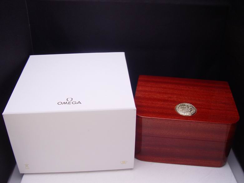 (OME-BOX-02) Authentic Omega Wooden Watch Box for High Value Watch, NEW