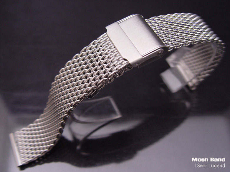 18mm Double Interlock Mesh Watch Band Milanese Band Classic Watch Bracelet