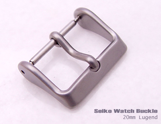 (SEI-BU20-147) SEIKO 20mm Brushed stainless steel Buckle