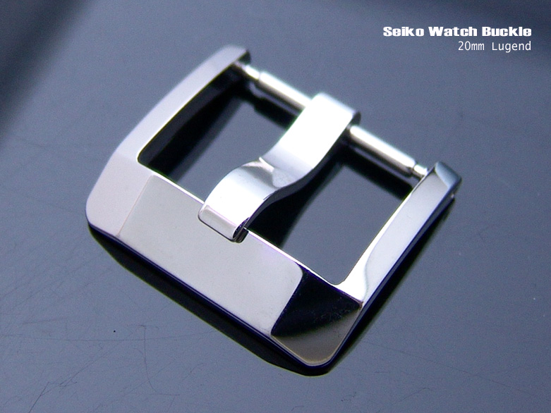 (SEI-BU20-446) 20mm Seiko Sportura Type Stainless Steel Watch Band Buckle