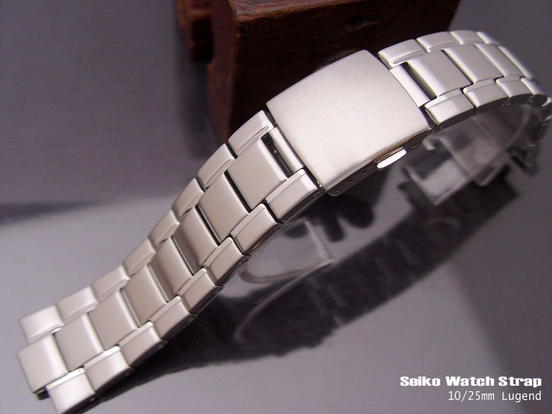 (SS1025-246)10/25mm Seiko Stainless Steel Watch Band, Bracelet