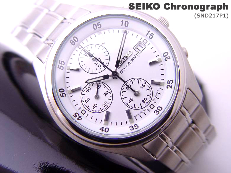 SEIKO SND217P1*1/20sec Chronograph power by Japan 7T92 Movement