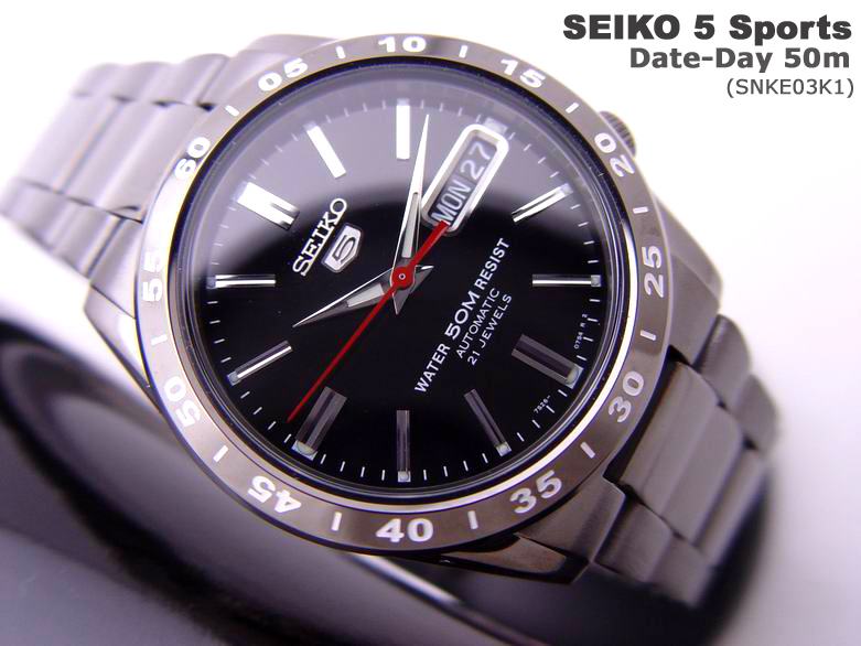 SEIKO 5*SNKE03K1*Titanium Carbo-Nitirde Hard Finish D-D
