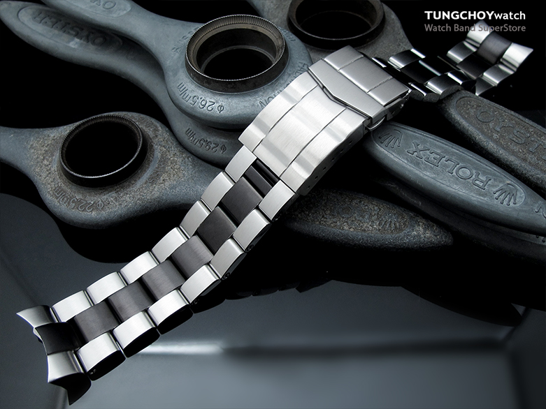 two tone watch band