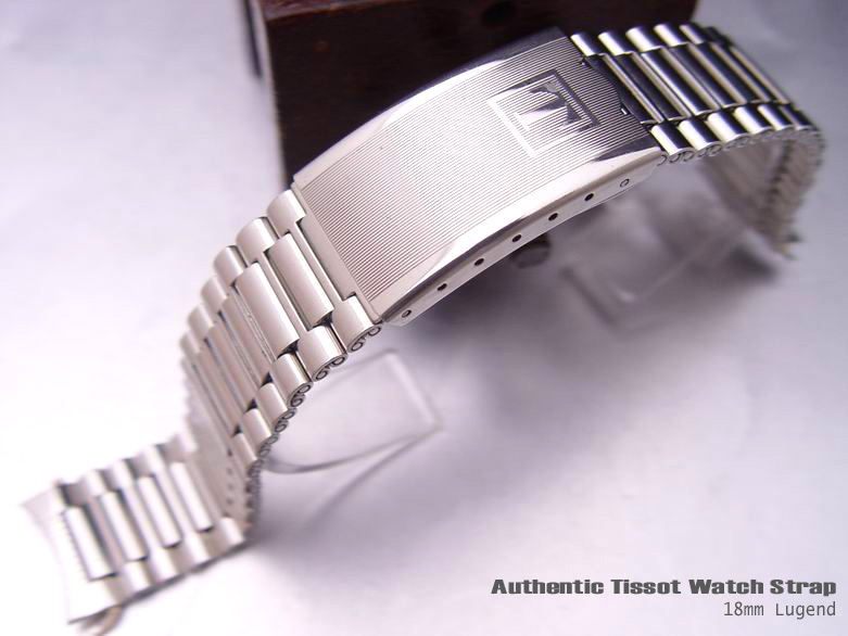 (TISS-SS18-030) 18mm Tissot Antique Seastar/ Visodate Stainless Steel Watch Band